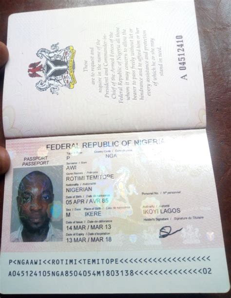 nigeria international passport renewal