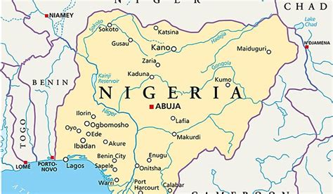 nigeria land bordering countries