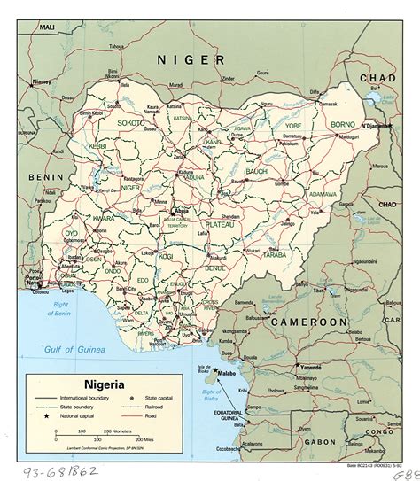 nigeria map image