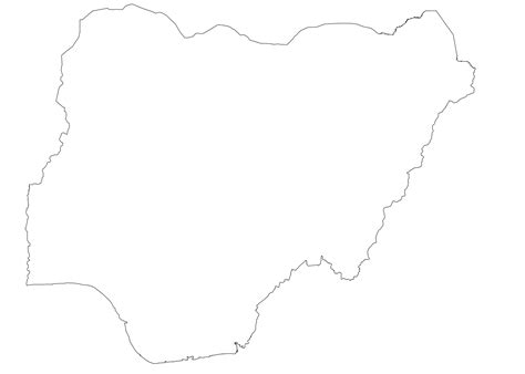 nigeria map outline png
