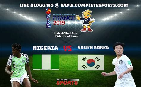 nigeria vs south korea live score