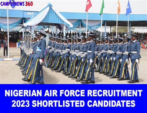 nigerian air force shortlist 2023