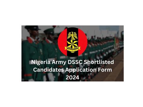 nigerian army dssc application