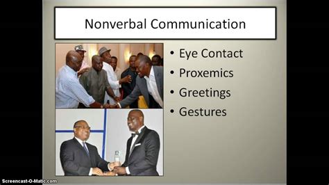 nigerian non verbal communication