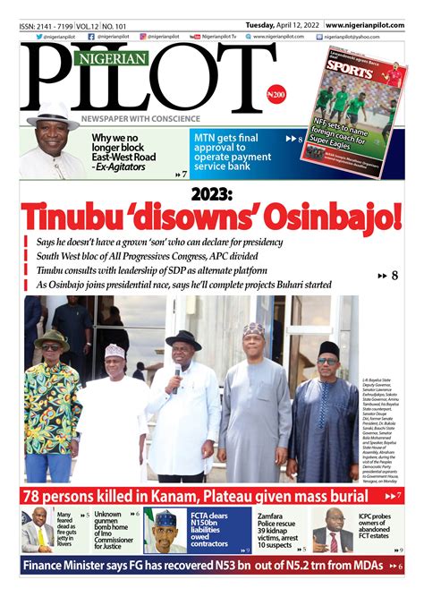 nigerian pilot newspaper nigeria