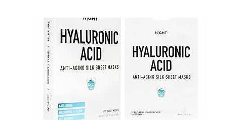 Night Hyaluronic Acid Anti-Aging Silk Sheet Masks