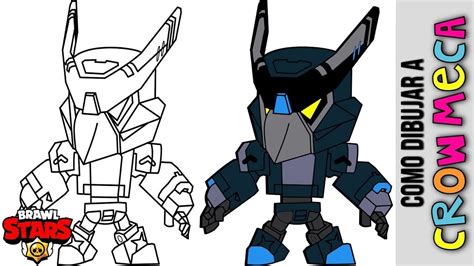 Brawl Stars Coloring Pages Mecha Crow Images and Photos finder