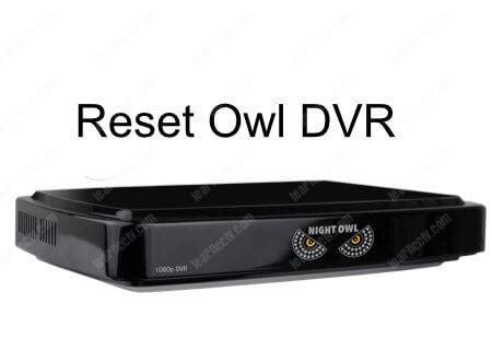 Night Owl Local DVR / NVR Password Reset Instructions NightOwl SP