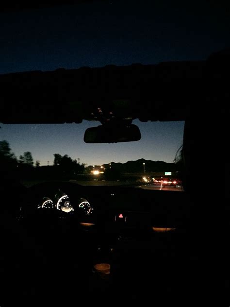 Road Trip Sunset Driving Aesthetic Happy couple driving on country