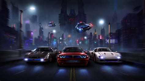 night city car racing