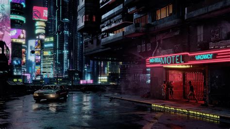 Night City Wallpaper: Cyberpunk Aesthetics for Urban Enthusiasts