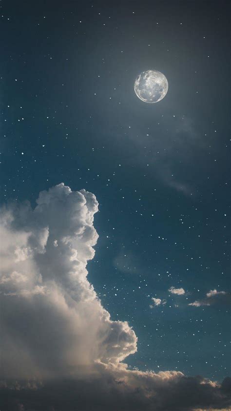 Night Sky Aesthetic Clouds