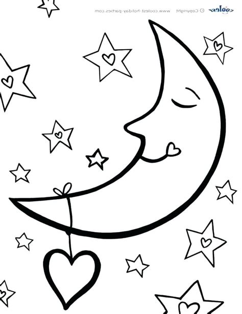 Night Time Coloring Pages
