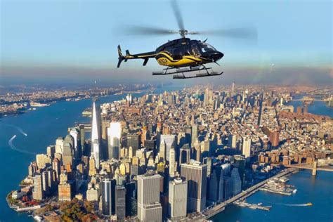 night time helicopter tour new york city