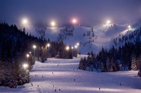 Night Time Skiing