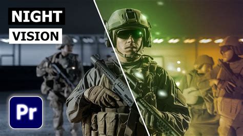 Night Vision Effect Premiere Pro