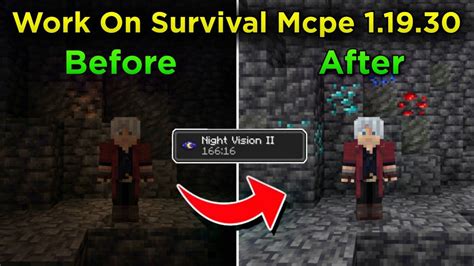 Night Vision Minecraft Addon 1.19