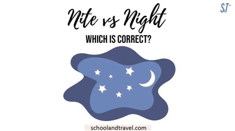 Night Vs Nite Definition