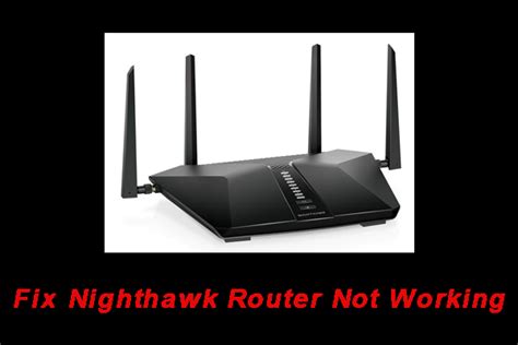 nighthawk router not detecting internet