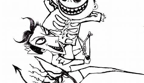 Nightmare Before Christmas Coloring Pages Free Printable Download And Print