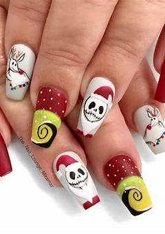 Nightmare Before Christmas Gel Nails: Spook Up Your Manicure!