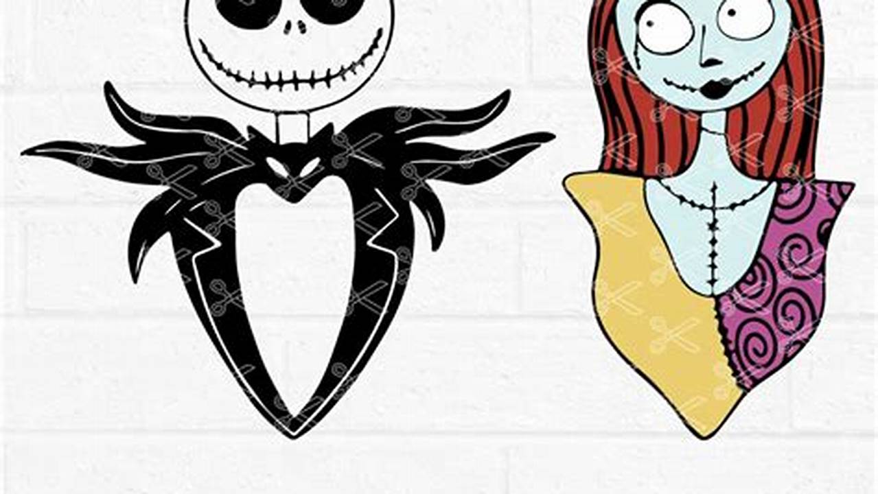 Unleash the Magic: Discover Enchanting "Nightmare Before Christmas Jack and Sally SVG" Designs