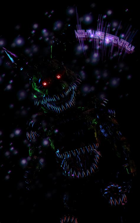nightmare springtrap colored black