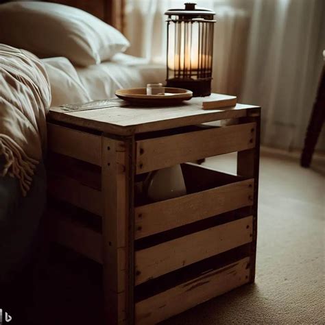 Nightstand Bed Crate