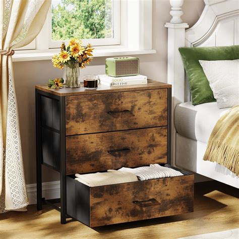 Nightstand Bed Drawers