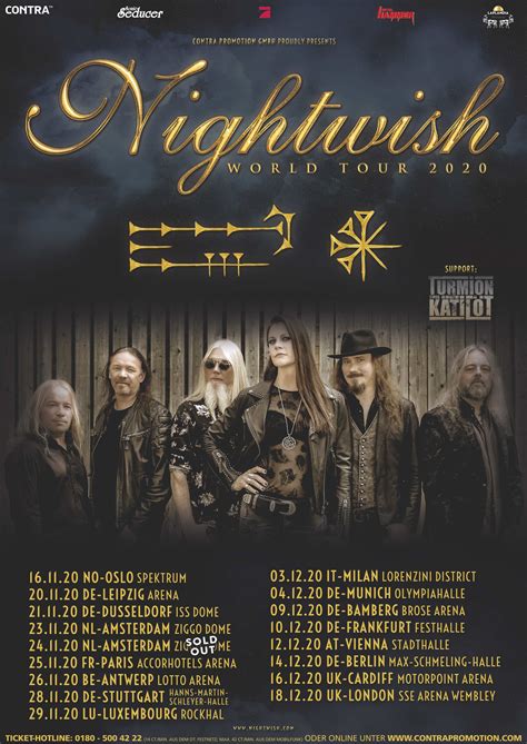 nightwish tour 2020