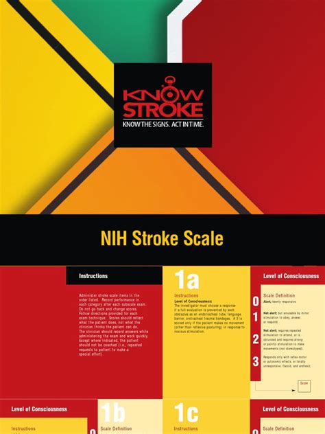 NIH Stroke Scale Booklet
