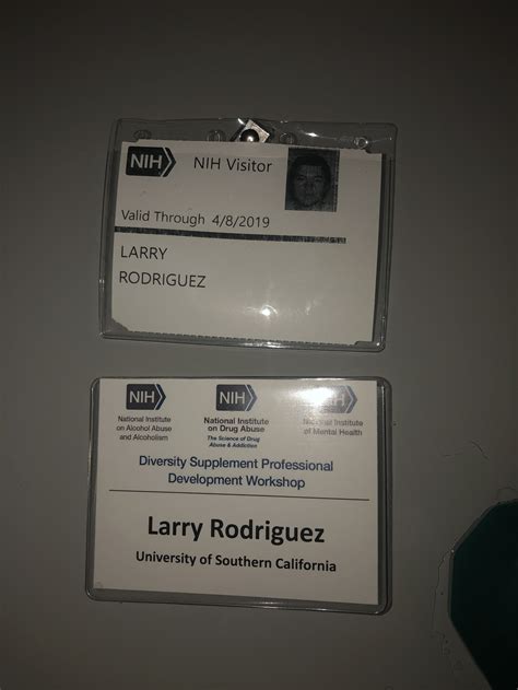 Nih Badge Enrollment