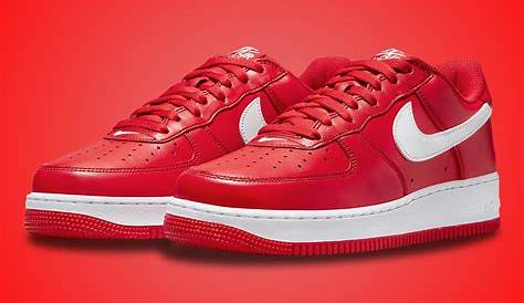 Nike Air Force 1 Low Solar Red Sneaker Bar Detroit