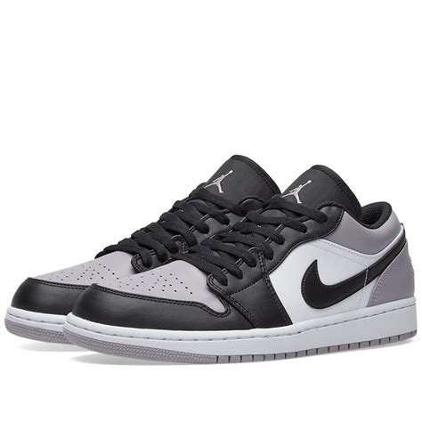 Nike air jordan 1 low white atmosphere grey & black