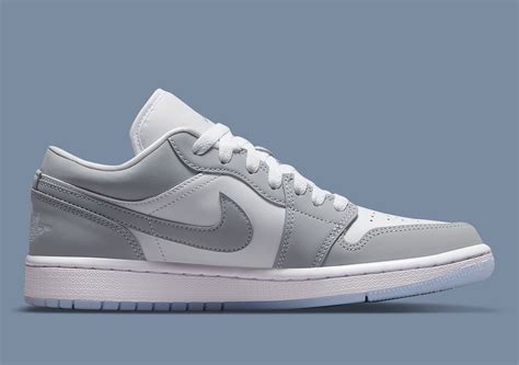 Nike air jordan 1 low white grey