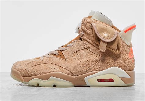 Nike air jordan 6 retro travis scott british khaki