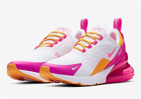 Nike air max 270 womens pink and orange