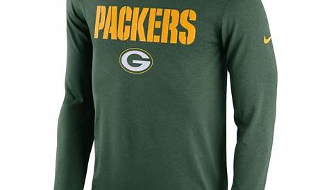 Lyst - Nike Men's Long-sleeve Green Bay Packers Vapor T-shirt in Green