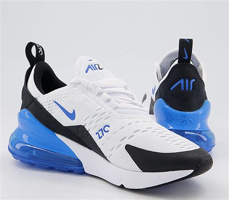nike air max 270 gs shoes white/red/blue