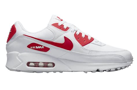 nike air max 90 white red