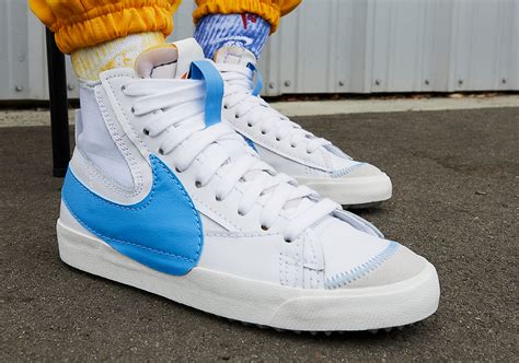 nike blazers blue swoosh