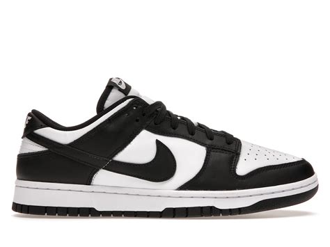 Nike dunk low black and white price