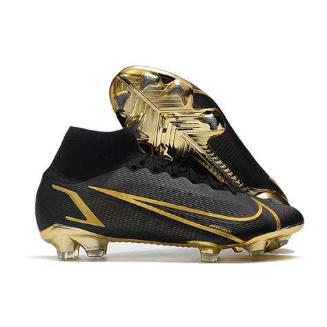 nike football cleats black and gold