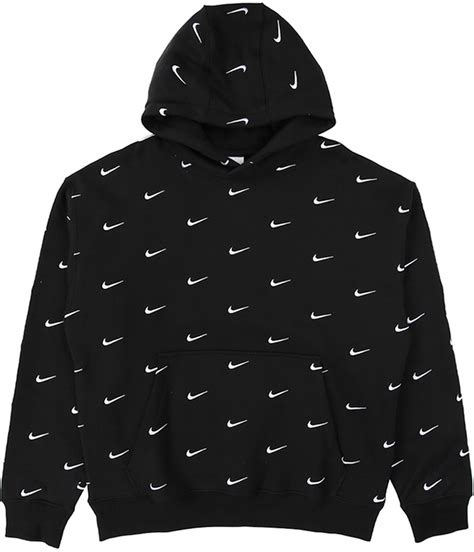 nike hoodie with multiple logos
