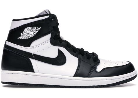 nike jordan black and white