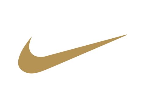 nike logo gold png