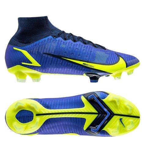 nike mercurial superfly 8 blue and green