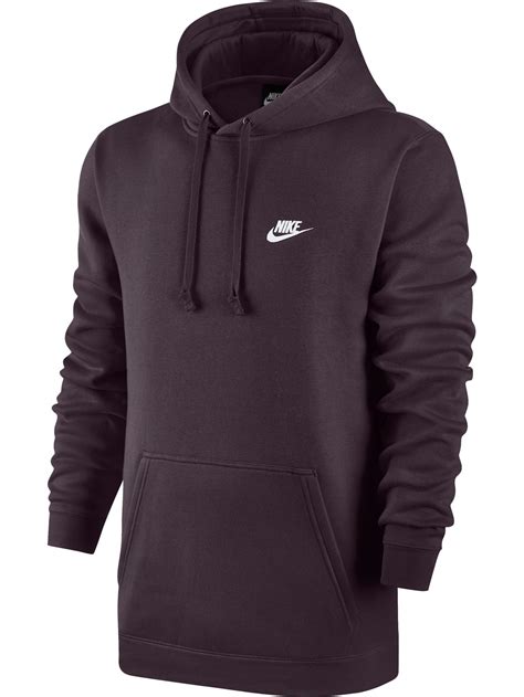 nike sportswear club fleece hoodie purple