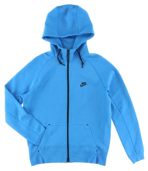 nike sportswear tech fleece hoodie blue