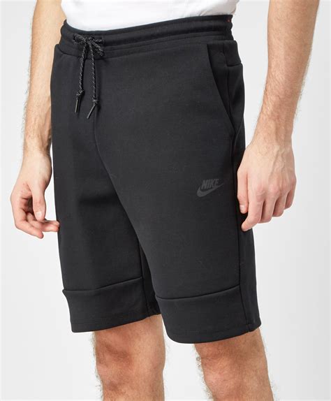 nike sportswear tech fleece shorts black
